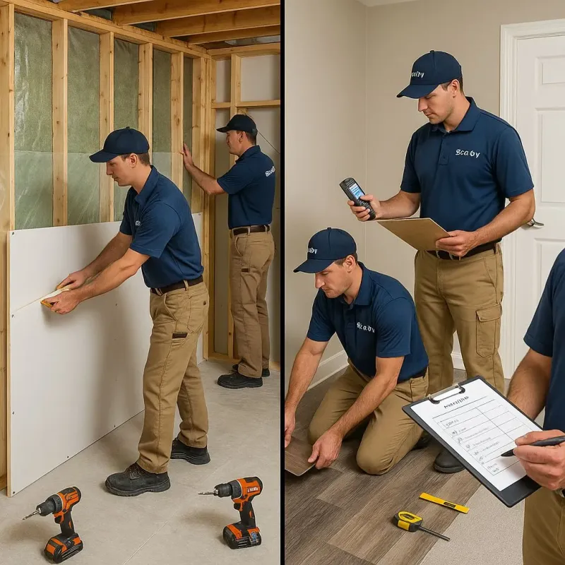 Repairs and Reconstruction process in Rhinebeck, NY
